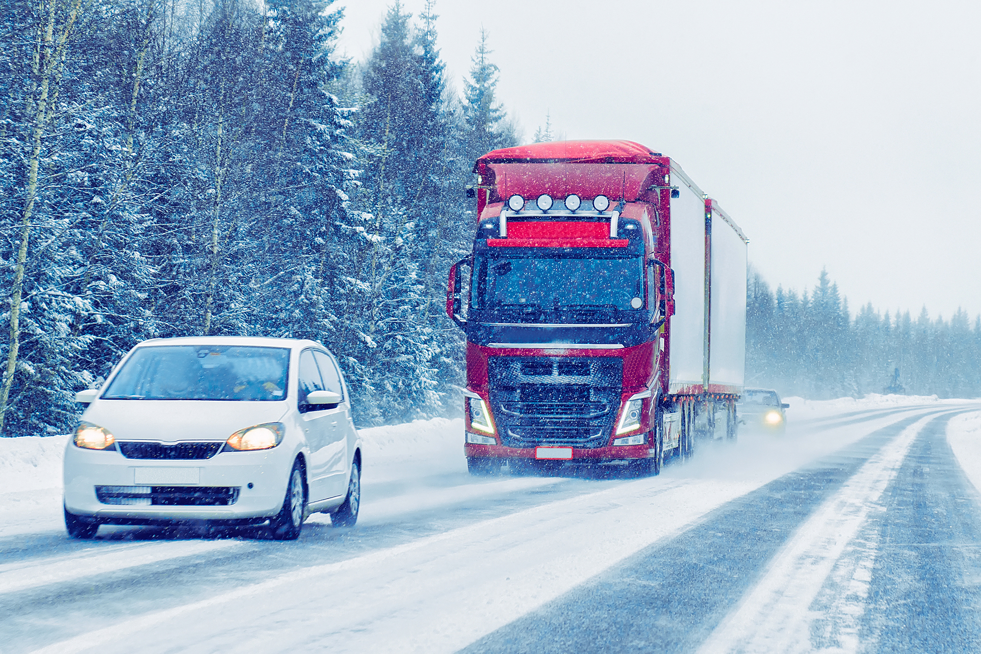 Star Freight navigating snow capped challenges.
